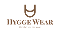 Logo of Hygge Wear with a stylized 'H' and brand name on a white background.