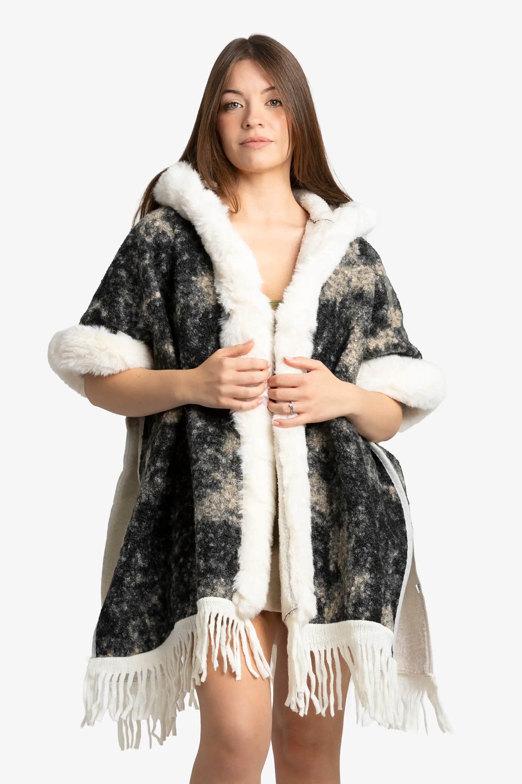 Marble Mist Poncho