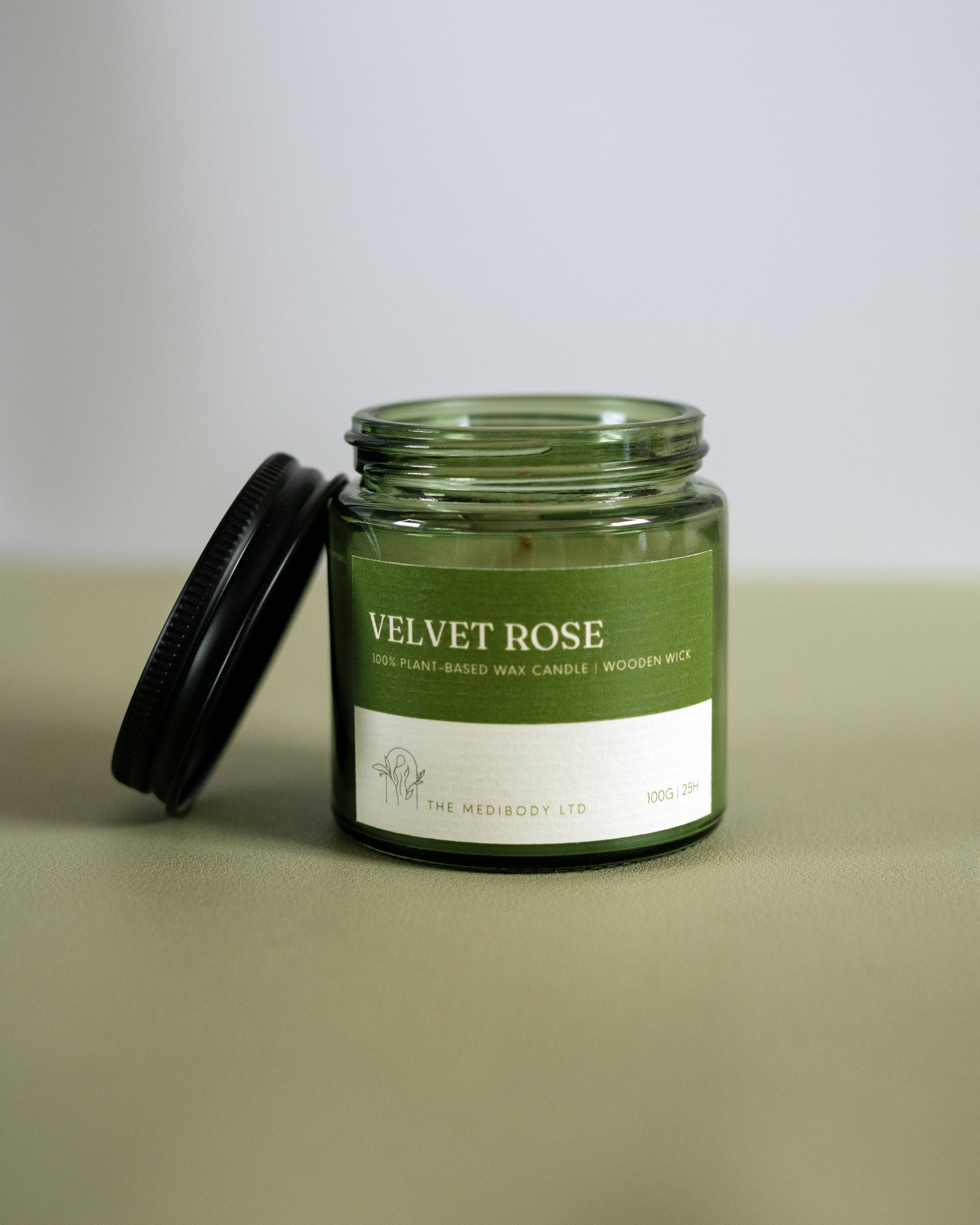 Velvet Rose Scented Jar Candle 200g & 100g