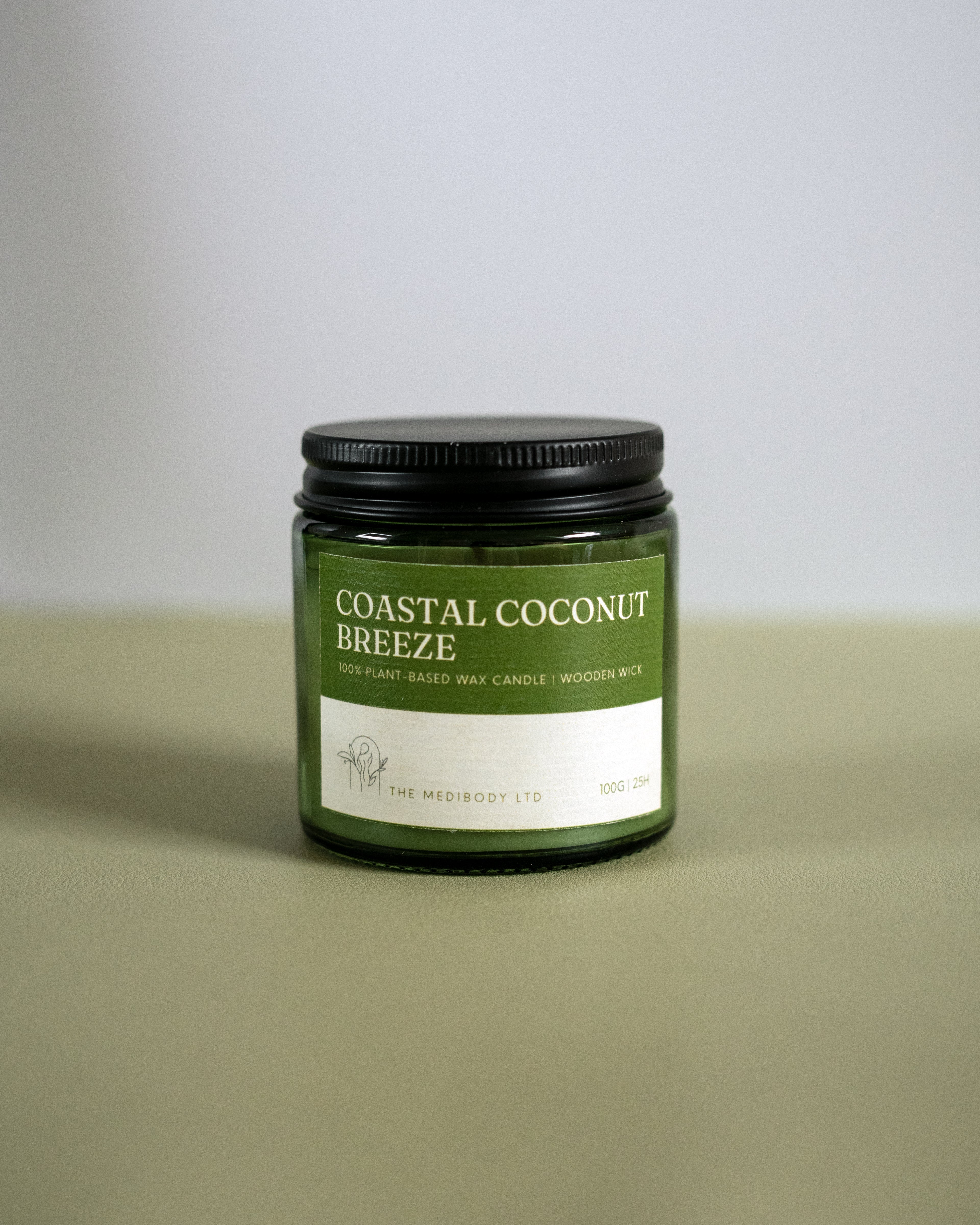 Coastal Coconut Breeze Scented Jar Candle 200g & 100g