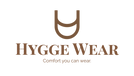 Logo of Hygge Wear with a stylized 'H' and brand name on a white background.