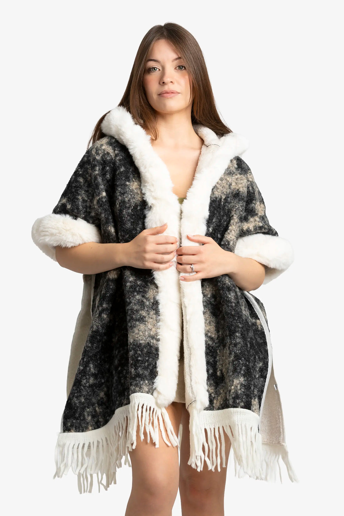Marble Mist Poncho