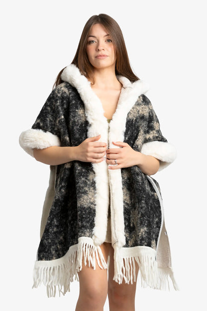 Marble Mist Poncho