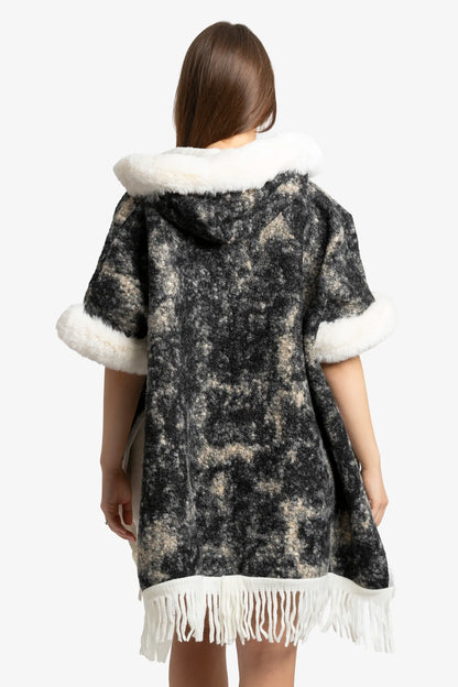 Marble Mist Poncho