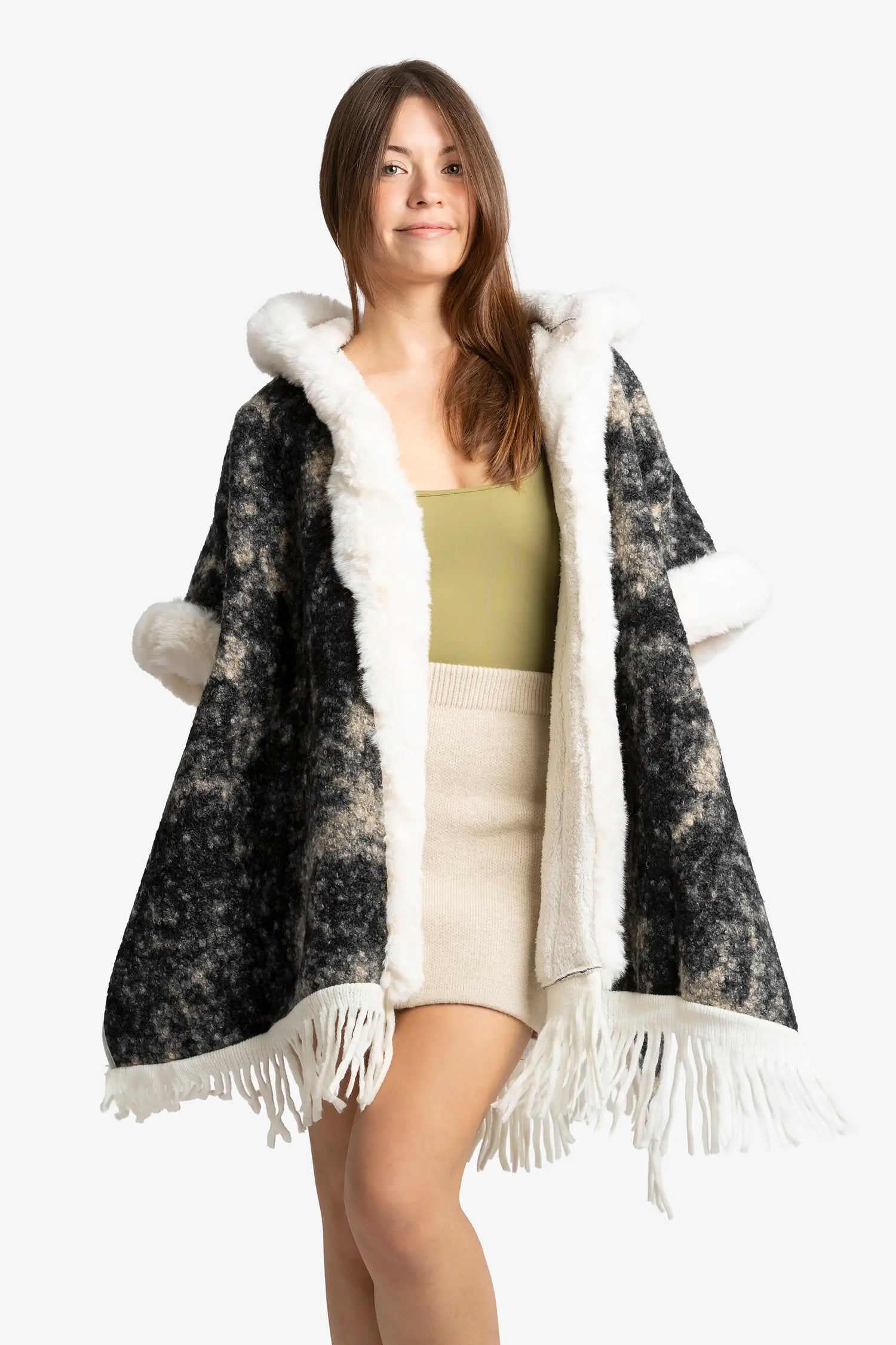 Marble Mist Poncho